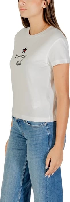 Maicë Tommy Hilfiger Jeans femra e bardhë