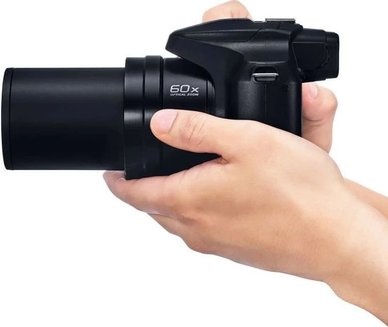 Kamerë Panasonic LUMIX DC-FZ82, 18 MP, 4K, WiFi, e zezë