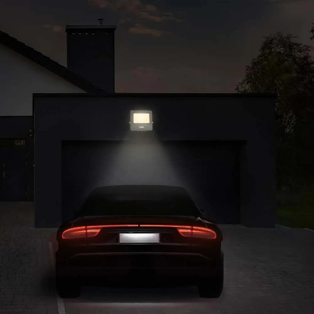 Projektor LED V-TAC VT-158S me sensor lëvizjeje, 50W, i bardhë