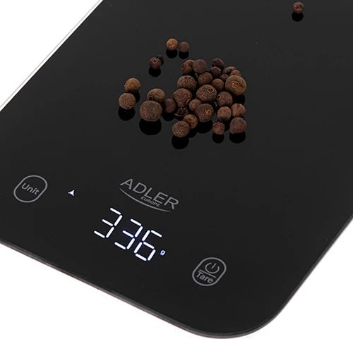 Peshore kuzhine, Adler AD 3181, 10 kg, LED, xham i temperuar, kg/lb/g, e zezë