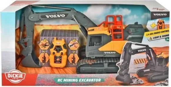 Eskavator me telekomandë Simba Volvo, 60cm, me drita dhe zë