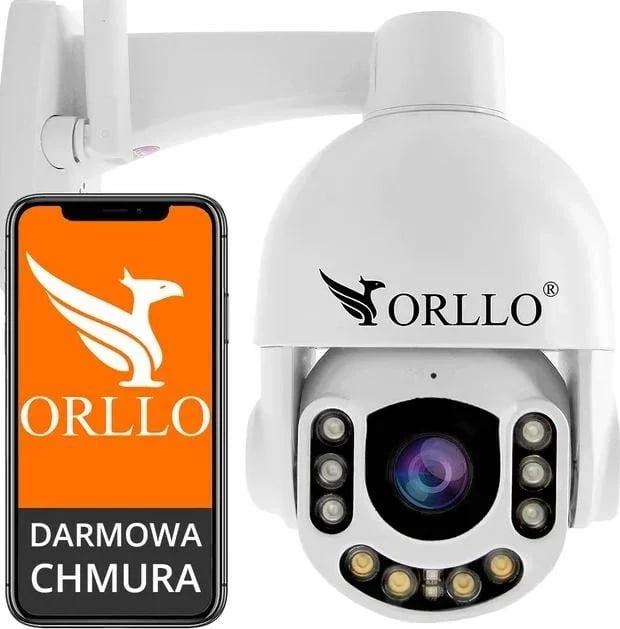 Kamerë IP ORLLO Z7 Pro, e jashtme, rrotulluese, GSM, 4MP, Bardhë
