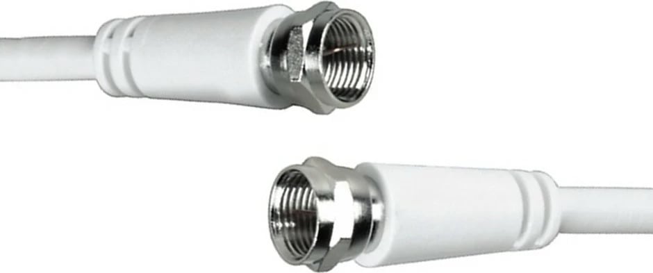 Kabel antene Hama 75DB, 3m, F në F, bardhë