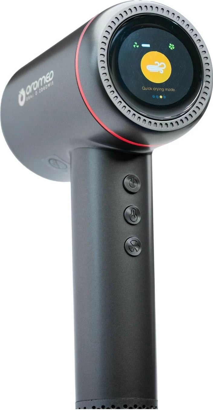 Tharëse flokësh Oromed Oro-F1 Sonic, 1600W, jonizim, ekran LCD, argjendtë