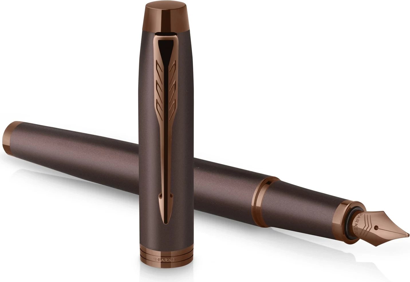 Stilolaps Parker IM, Metal, Burgundi