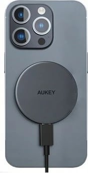 Karikues wireless AUKEY LC-MC10 MagSafe Qi2 15W, USB-C, i zi