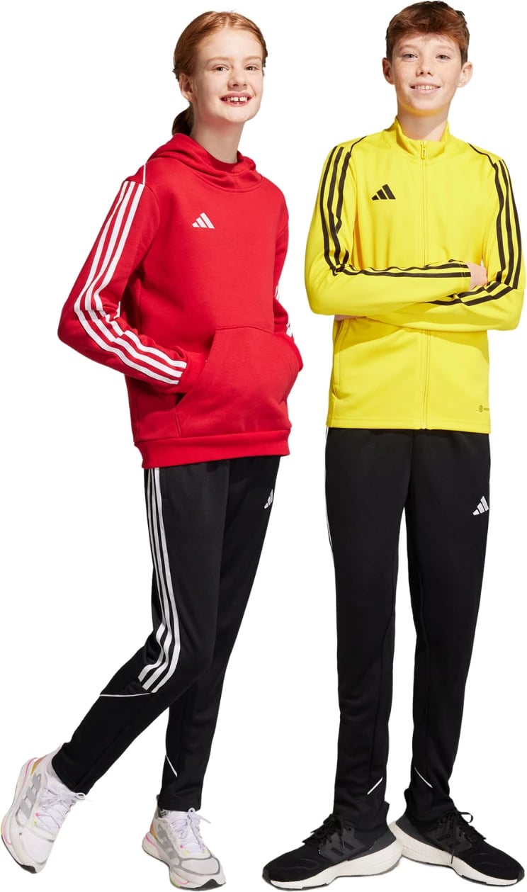 Pantallona sportive për fëmijë adidas, të zeza