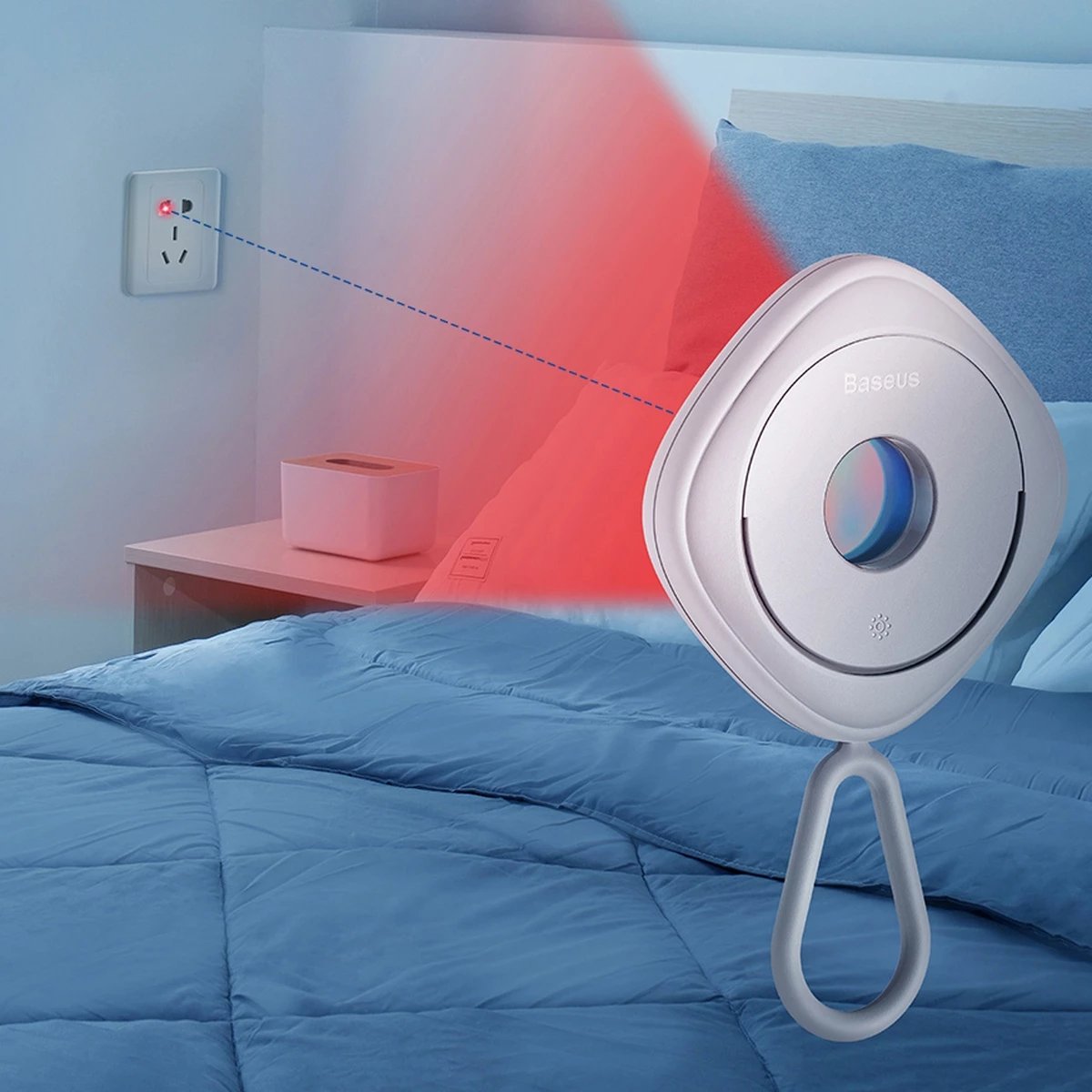 Detektor kamerash të fshehura Baseus Heyo FMHY000002, i bardhë Detektor kamerash të fshehura Baseus Heyo FMHY000002, i bardhë