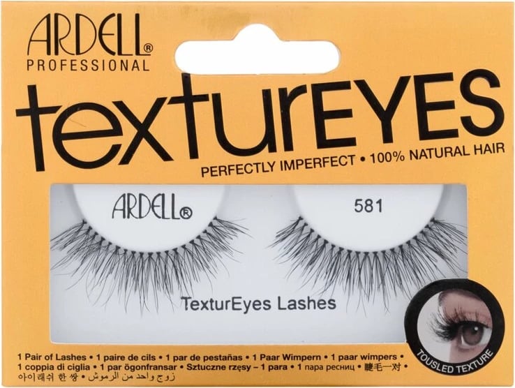 Qerpikë të rremë Ardell TexturEyes 581 për femra të zinj 1 copë