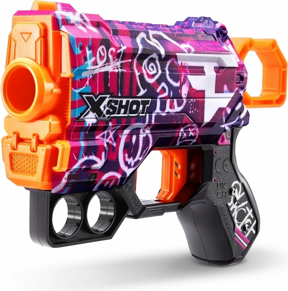 Lodër blaster ZURU X-Shot Skins Menace Faze Launcher, 4 shigjeta, Mix