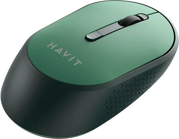 Maus wireless Havit MS78GT-G, 6 butona, 3200 DPI, USB-C, i gjelbër