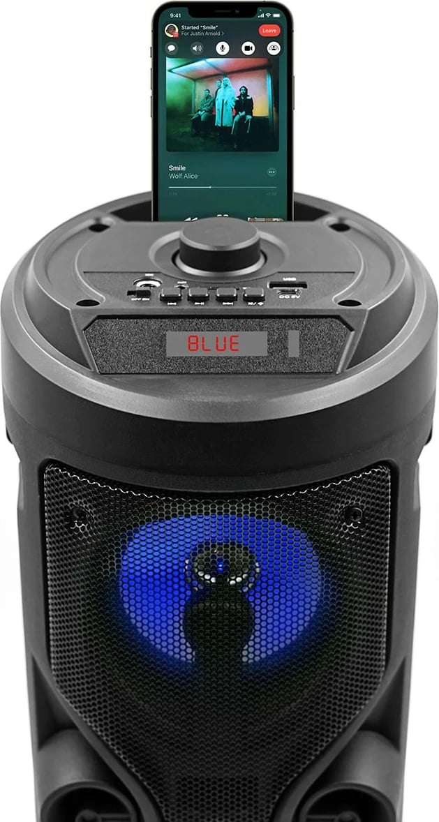 Altoparlant portabil SQUEAK SQ1004 me Bluetooth 5.0, karaoke, 40W, i zi, me mikrofon