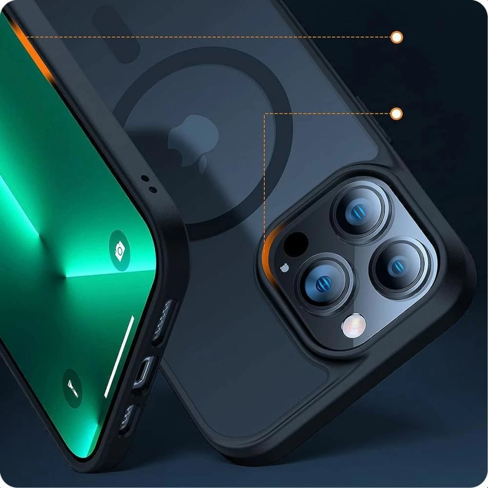 Mbështjellës Tech-Protect MagMat MagSafe për iPhone 15 Pro, titanium mat