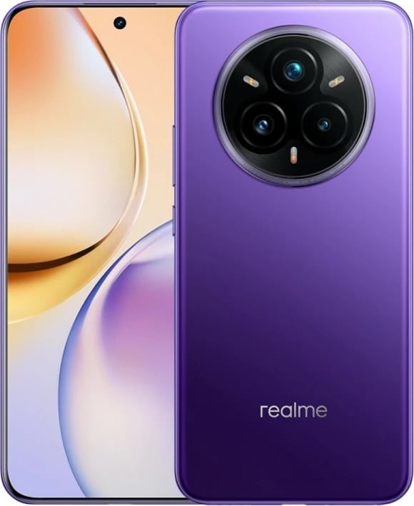 Celular, Realme 14 Pro+, 12/512 GB, 6.83", 5G, Snapdragon 7s Gen 3, kamera periskop 3x OIS, Dy SIM, Nebula Purple Celular, Realme 14 Pro+, 12/512 GB, 6.83", 5G, Snapdragon 7s Gen 3, kamera periskop 3x OIS, Dy SIM, Nebula Purple