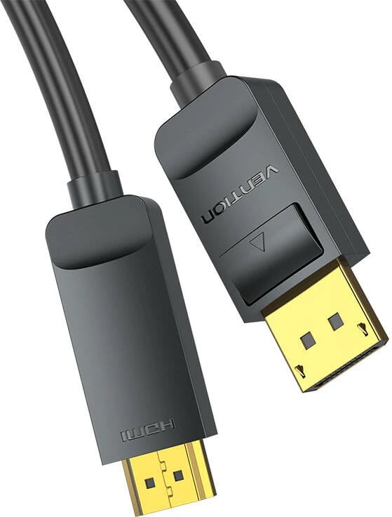 Kabllo DisplayPort në HDMI Vention HAGBI, 3m, 4K 30Hz, e zezë