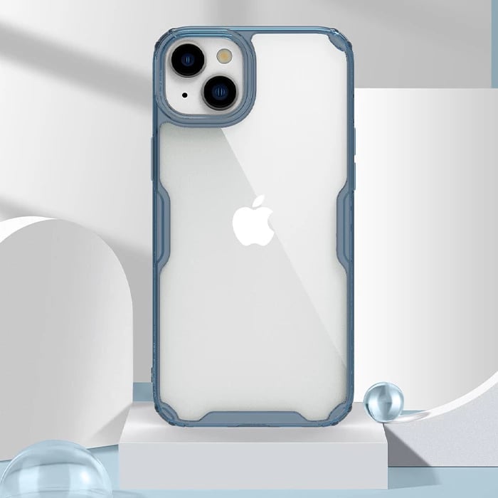 Mbështjellës Nillkin Nature Pro për iPhone 15, Transparent, i bardhë