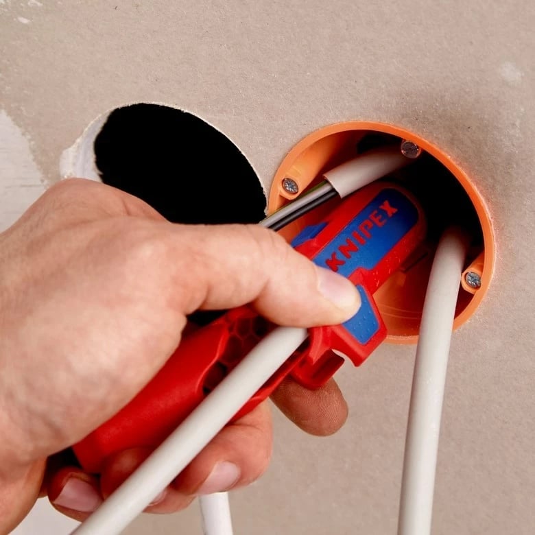 Knipex ErgoStrip, Mbështjellës kabllosh, Kuq