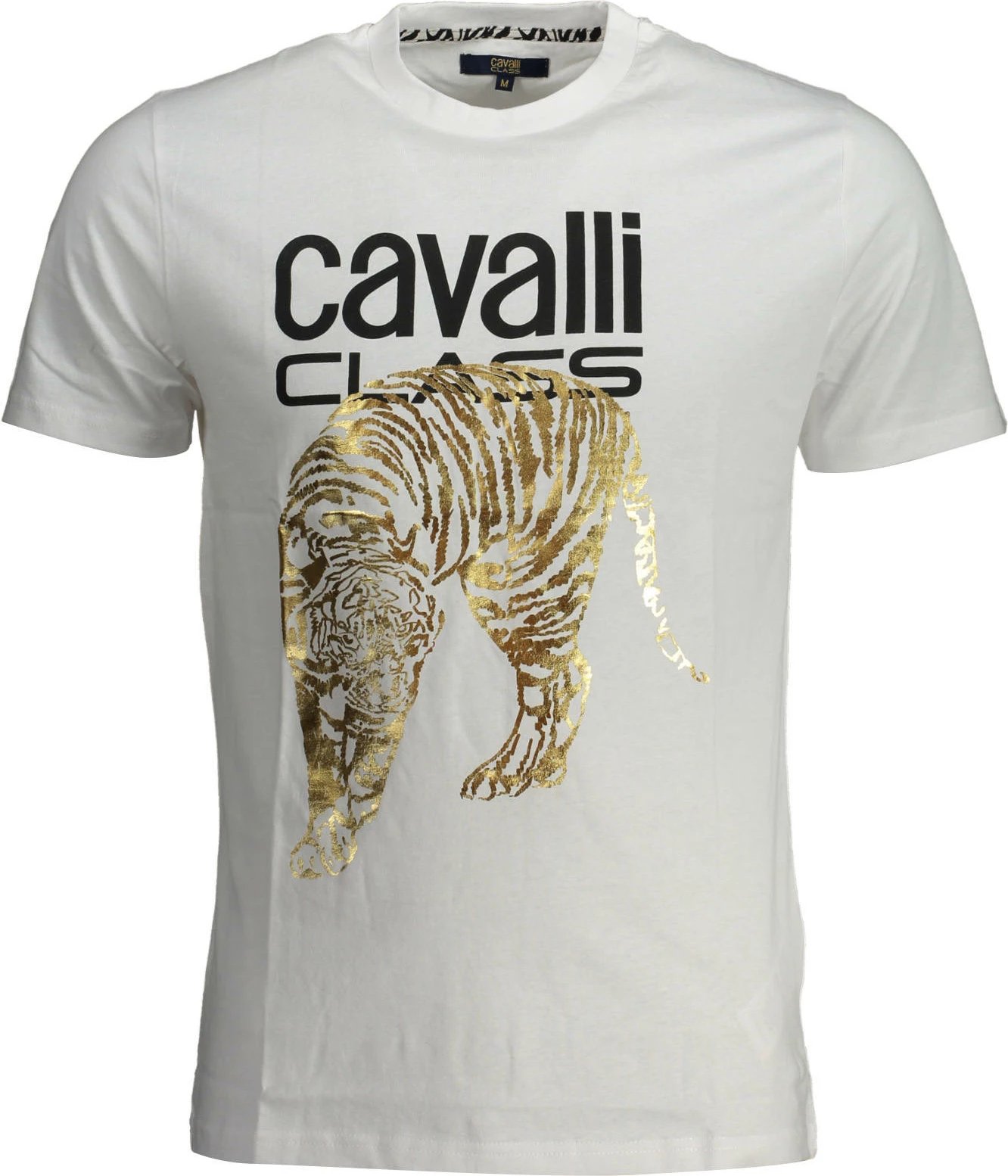 Maicë për meshkuj Cavalli Class, të bardhë