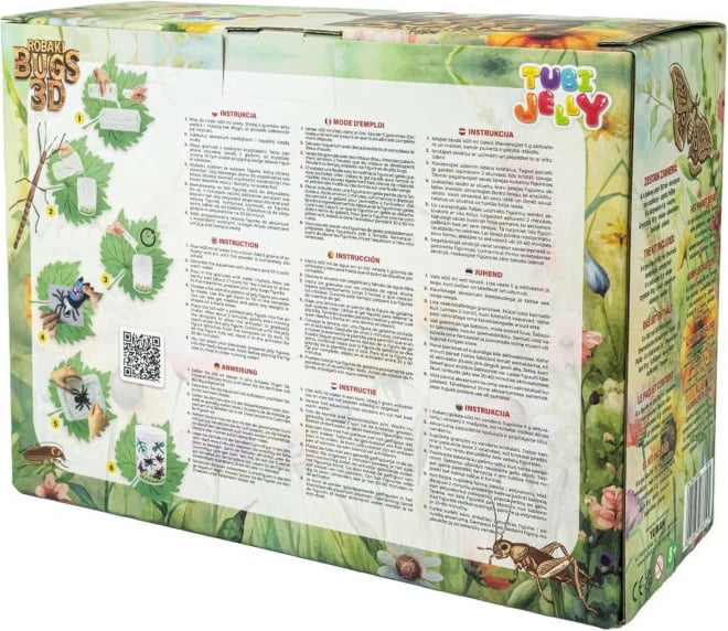 Set krijimi Tubi Jelly Bugs 3D, TUBAN, TU3804, shumëngjyrësh