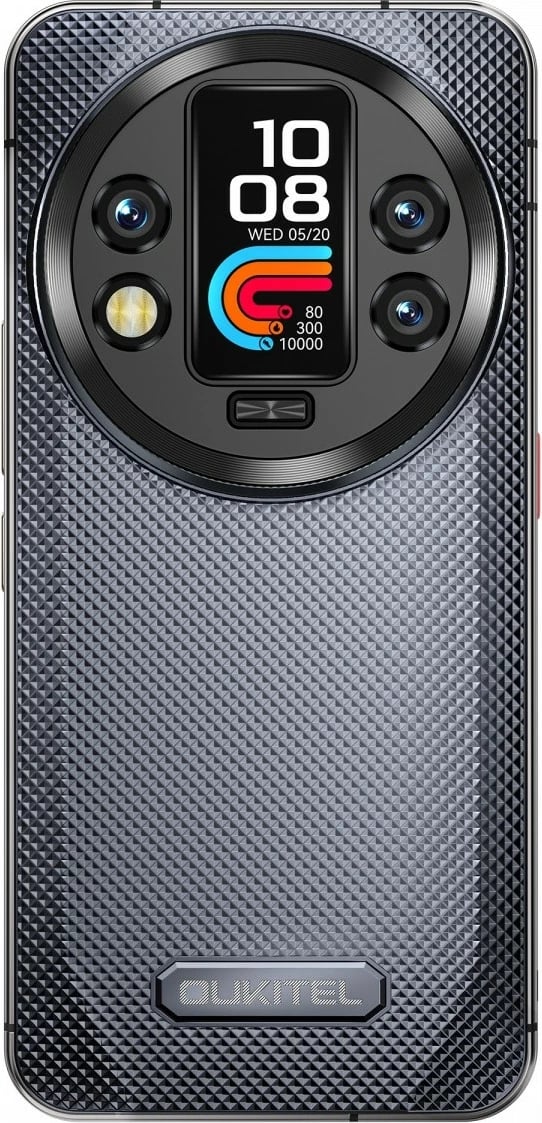 Celular OUKITEL WP200 Pro 5G 24GB/1TB 6.7" AMOLED 120Hz IP69K 8800mAh gri Set me kufje Bluetooth