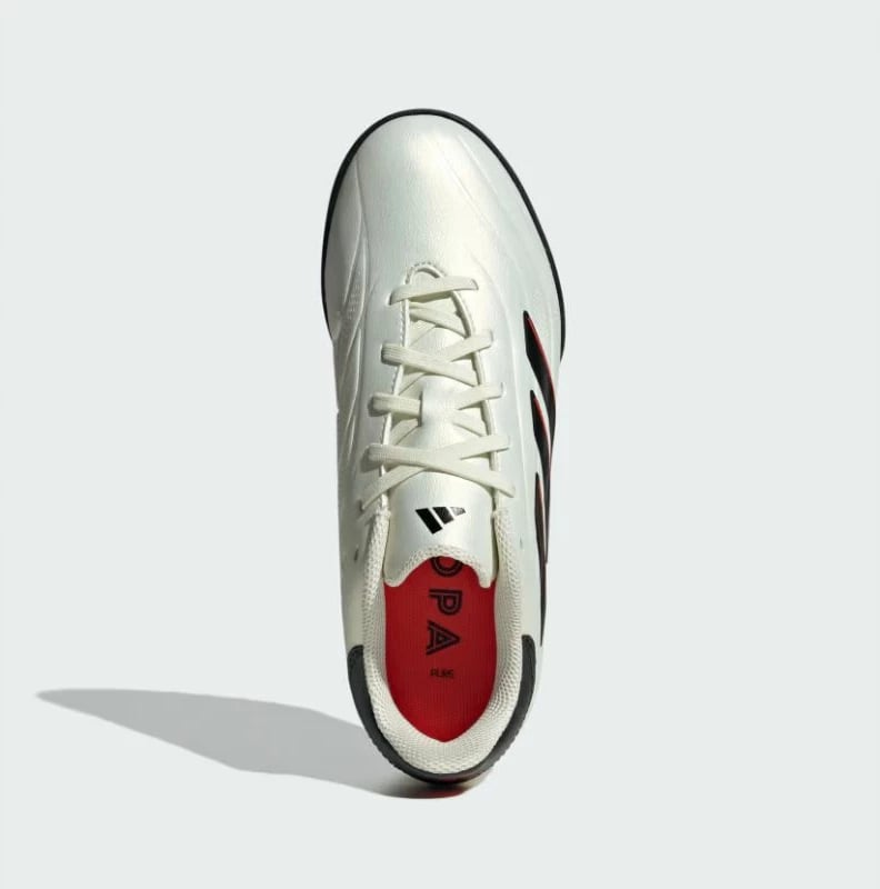 Atlete për fëmijë adidas COPA PURE.2 League TF, të bardha