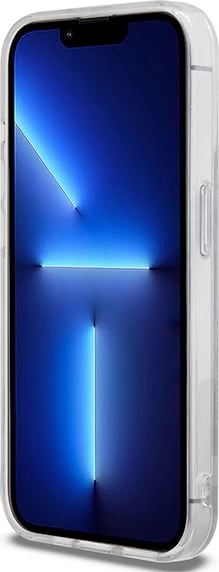 Mbështjellës DKNY IML Checkered Mono Pattern & Printed Stripes MagSafe për iPhone 14 Pro, Zi