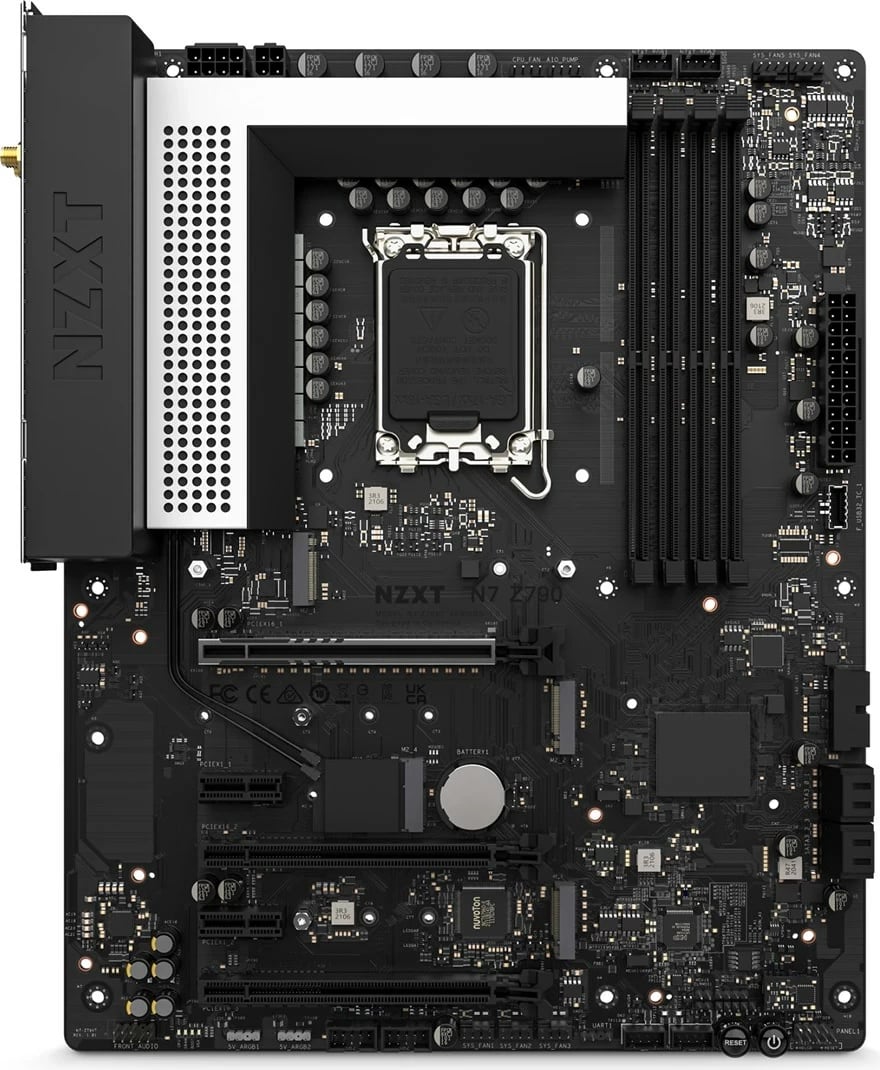 Pllakë amë NZXT N7 Z790, ATX, Socket LGA 1700, Wi-Fi 6E, Bardhë