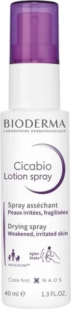 Spray tharës për lëkurë unisex Bioderma Cicabio Lotion Spray, 40ml