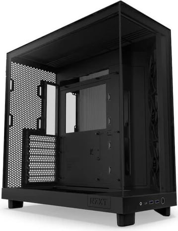 Kasë NZXT H6 Flow Midi Tower me xham të temperuar, e zezë