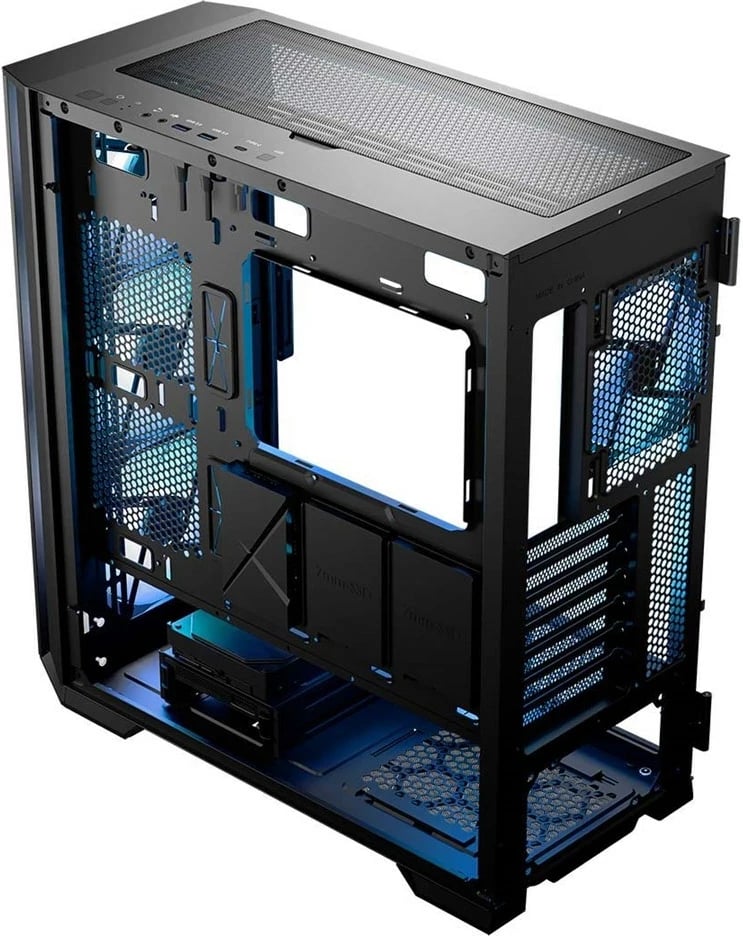 Kasë MODECOM HORIZON ARGB Flow MIDI USB 3.0 X 2 CYPE-C, e zezë