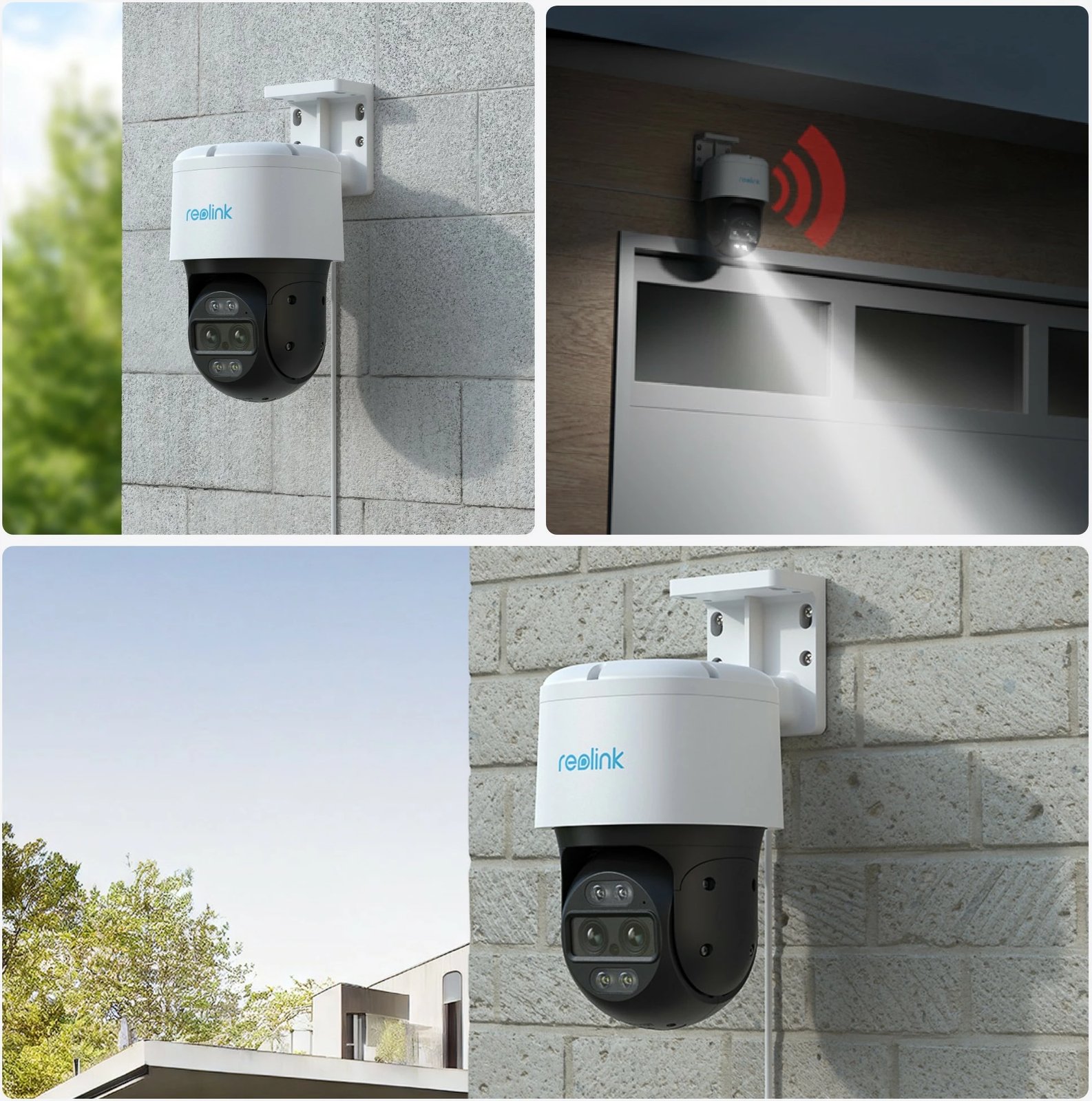 Kamerë sigurie Reolink TrackMix Series P760, 4K, Dual View, Auto-Zoom Tracking, PoE, Ngjyrë e bardhë