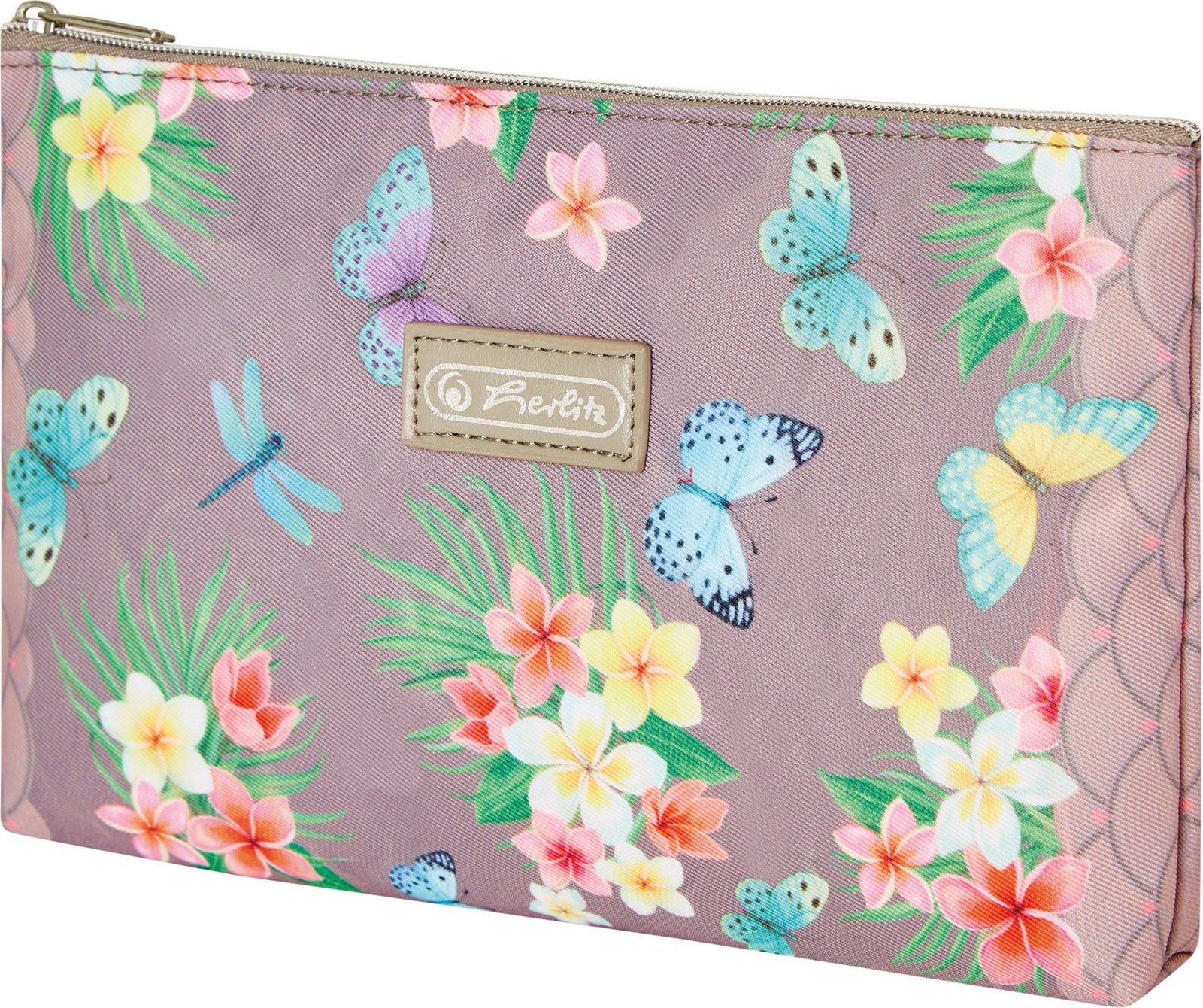 Mbështjellës lapsash herlitz Faulenzer flach Ladylike Butterflies, multikolor
