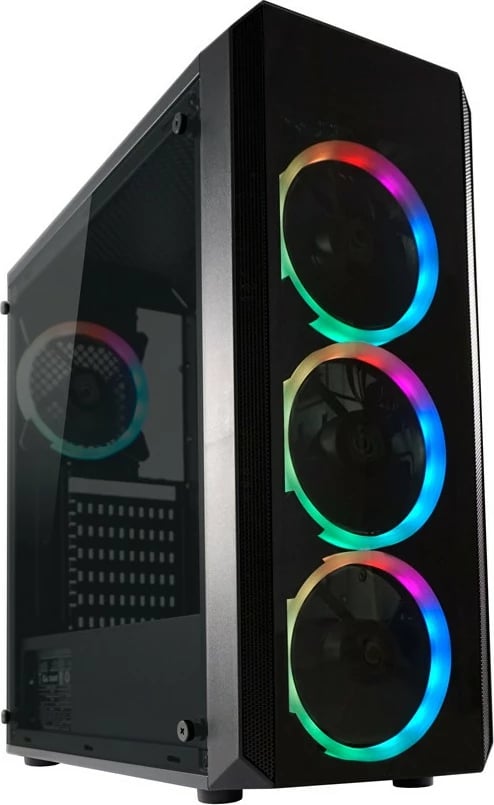 Kasë LC-Power 703B Quad-Luxx, midi tower, RGB