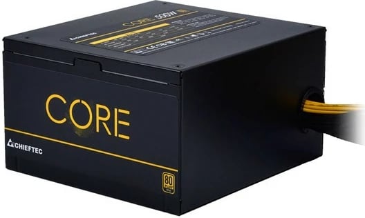 Kasë Chieftec CORE BBS-500S 500W, 80 PLUS Gold, jo-modular, e zezë