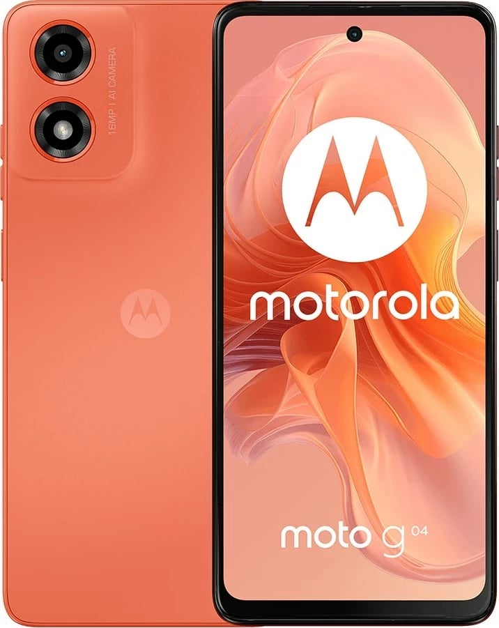 Celular Motorola Moto G04 4/128GB Sunrise Orange
