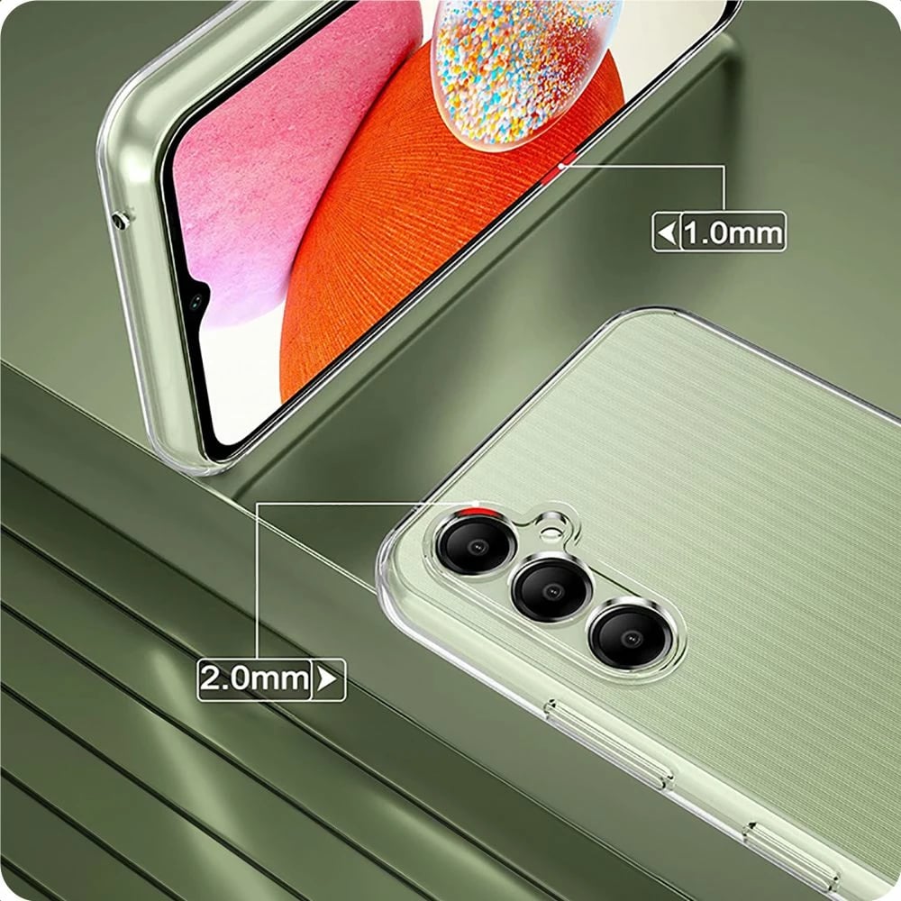 Mbështjellës Tech-Protect FlexAir+ për Xiaomi Redmi 13C / Poco C65, Transparent