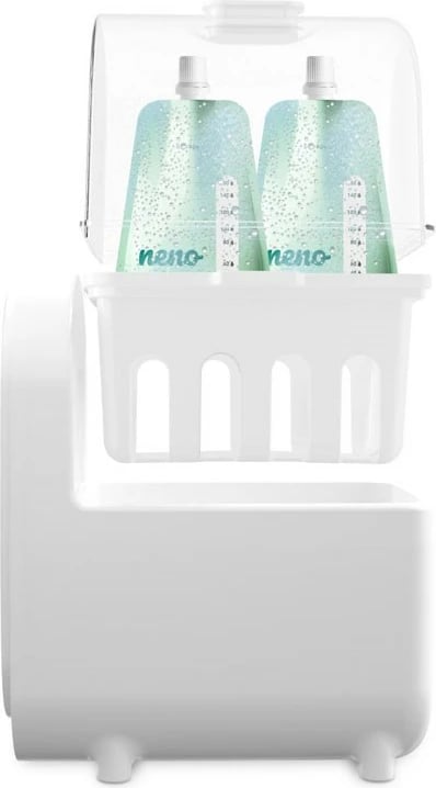 Sterilizues dhe ngrohës Neno Lindo 6-në-1, me ekran LED, i bardhë