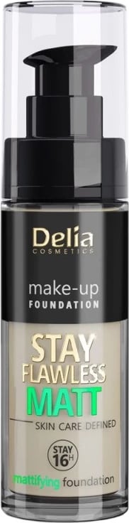 Fondatinë për femra Delia Stay Flawless Matt Foundation Mattifying 404, 30ml