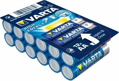 Bateri AA Varta High Energy, 12 copë, Alkaline