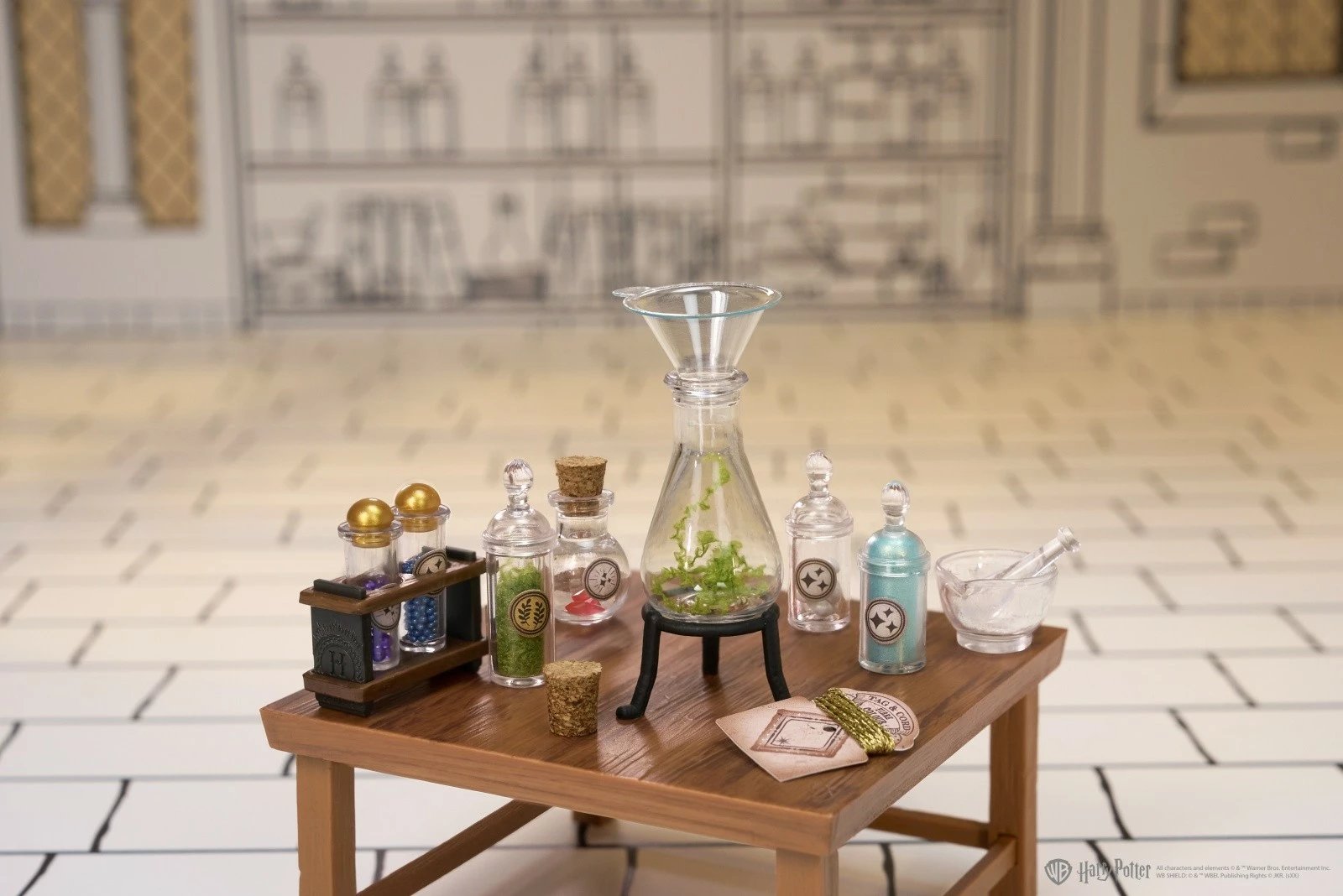 Set miniaturë Harry Potter MGA Miniverse Make It Mini, 100+ pjesë, plastikë