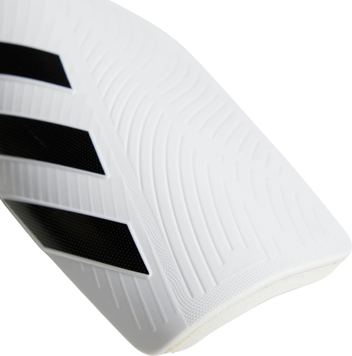 Mbrojtëse këmbësh për fëmijë adidas, të bardha-të zeza