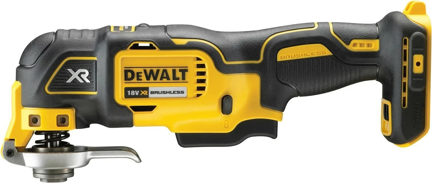 Mjet multifunksional DeWALT DCS356N-XJ, brushless, 18V XR, 3 shpejtësi, zi/verdhë Mjet multifunksional DeWALT DCS356N-XJ, brushless, 18V XR, 3 shpejtësi, zi/verdhë