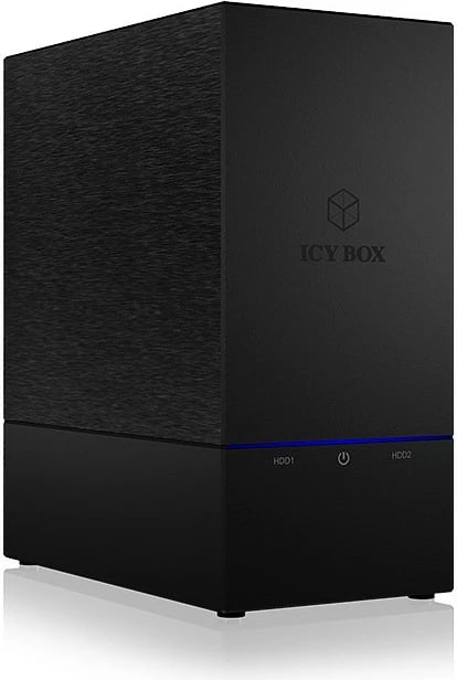 Kasë eksternale ICY BOX IB-RD3621U3, 2x3.5", USB 3.0, RAID, e zezë