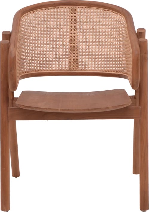 Karrige Anlene dru tik natyral ratan natyral 62x54x82cm