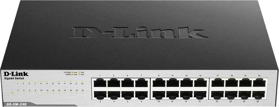 Switch D-Link GO-SW-24G, 24 porte, Gigabit Ethernet, 1U