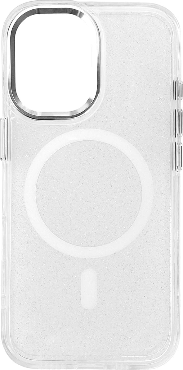 Mbështjellës Hurtel Glitter Case me MagSafe për Samsung Galaxy A36 5G, Bardhë