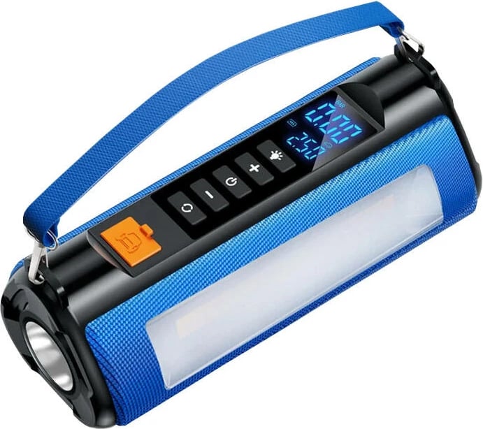 Jump starter Blitzwolf BW-JA1, 16000mAh, kompresor, dritë, power bank, blu