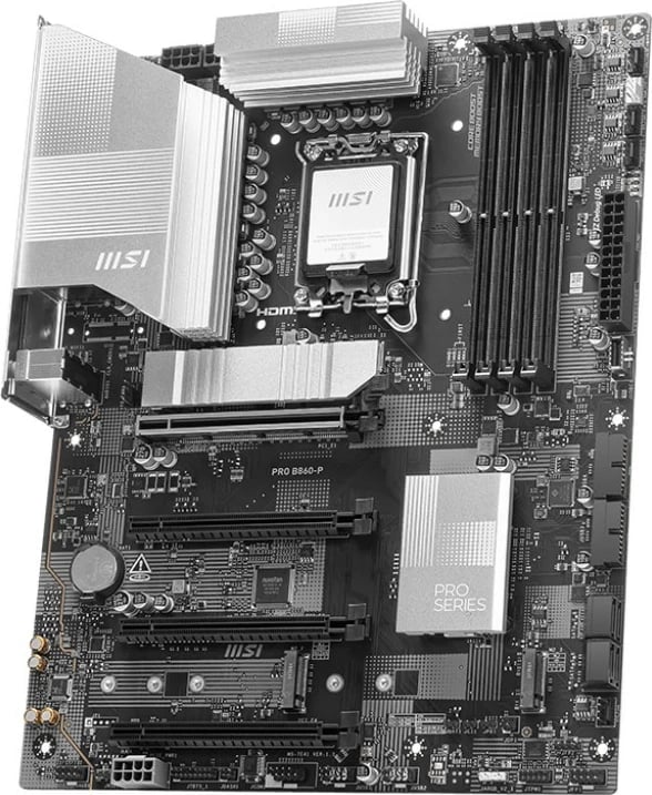 Pllakë amë MSI PRO B860-P, LGA1851, ATX, e zezë