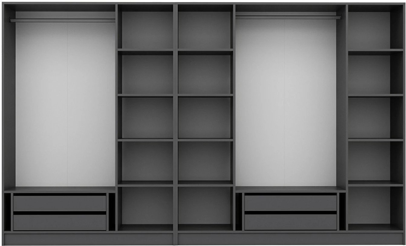 Dollap Skye Decor, anthracit, Kale Plus - 7779