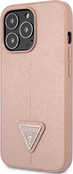 Mbështjellës Guess GUHCP13LPSATLP për iPhone 13/13 Pro 6.1", rozë